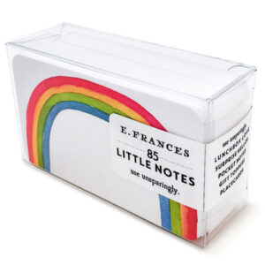 Rainbow Little Notes Box 85 Note Cards by E. Frances
