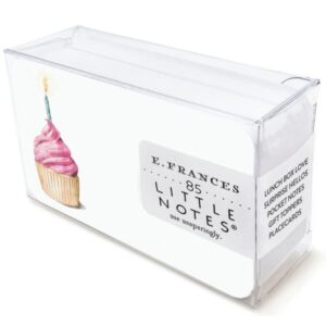 Pink Cupcake Little Notes Box 85 Note Cards by E. Frances