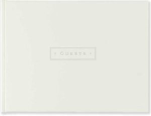 White Leather Guest Book by Inc Peter Pauper Press ISBN:9781441305596
