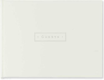 White Leather Guest Book by Inc Peter Pauper Press ISBN:9781441305596