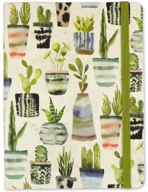 Jrnl Mid Watercolor Succulents by Inc Peter Pauper Press ISBN:9781441326737