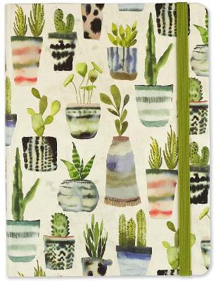 Jrnl Mid Watercolor Succulents by Inc Peter Pauper Press ISBN:9781441326737
