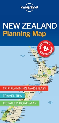 Lonely Planet New Zealand Planning Map by Lonely Planet ISBN:9781786579041