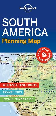Lonely Planet South America Planning Map by Lonely Planet ISBN:9781788686068