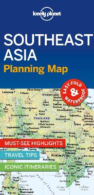 Lonely Planet Southeast Asia Planning Map by Lonely Planet ISBN:9781788686082