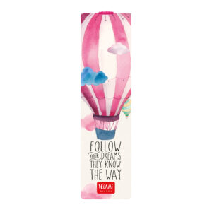 FOLLOW YOUR DREAMS THEY KNOW THE WAY ELASTIC BOOKMARK