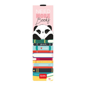 NEED MORE BOOKS PANDA ELASTIC BOOKMARK