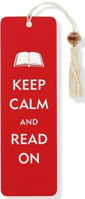 Keep Calm and Read on Beaded Bookmark by Inc Peter Pauper Press ISBN:9781441313300