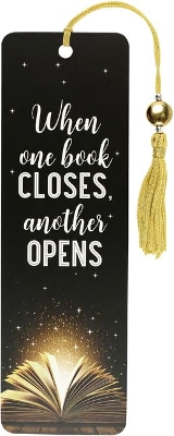 When One Book Closes Beaded Bookmark by Inc Peter Pauper Press ISBN:9781441332615