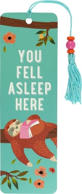 You Fell Asleep Here Beaded Bookmark by Peter Pauper Press Inc ISBN:9781441334381