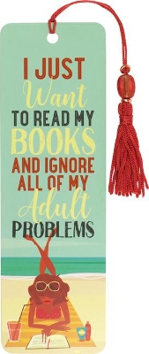 Just Want to Read Beaded Bookmark by Peter Pauper Press Inc ISBN:9781441334527