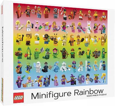 LEGO Minifigure Rainbow 1000-Piece Puzzle by LEGO ISBN:9781797214382