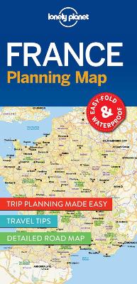 Lonely Planet France Planning Map by Lonely Planet ISBN:9781786579065