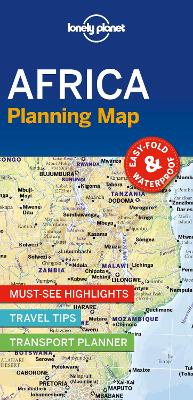 Lonely Planet Africa Planning Map by Lonely Planet ISBN:9781788685894