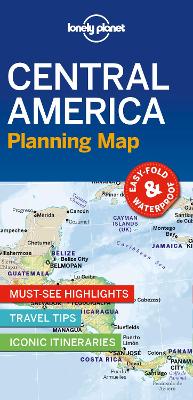 Lonely Planet Central America Planning Map by Lonely Planet ISBN:9781788685924