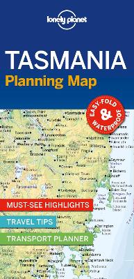 Lonely Planet Tasmania Planning Map by Lonely Planet ISBN:9781788686105