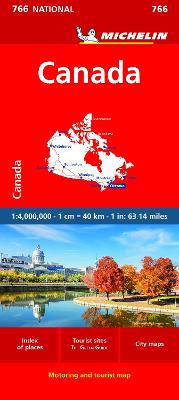 Canada - Michelin National Map 766 by Michelin ISBN:9782067259676