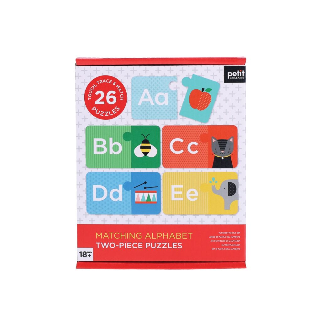 Matching Alphabet Two-Piece Puzzle by Petit Collage