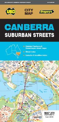 Canberra Suburban Streets Map 259 41st Ed by UBD Gregory's ISBN:9780731933426