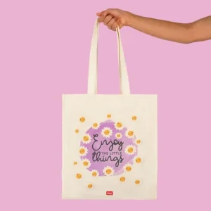 Daisy Enjoy the Little Things Cotton Tote Bag by Legami