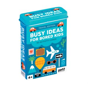 Travel Edition Busy Ideas for Bored Kids 50 Activity Cards by Petit Collage