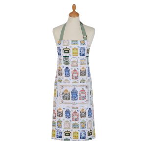 Tea Tins Cotton Apron by Ulster Weavers