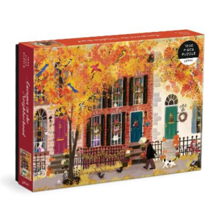 Autumn in the Neighborhood 1000 Piece Puzzle by Galison ISBN:9780735375284