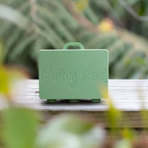Moss Green Suitcase by Getting Lost