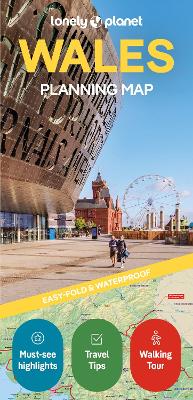 Lonely Planet Wales Planning Map by Lonely Planet ISBN:9781788688987