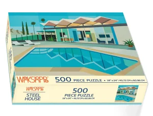Steel House 500 Piece Puzzle by Werkshoppe