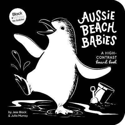 Aussie Beach Babies: A high-contrast board book (Black and White for Babies