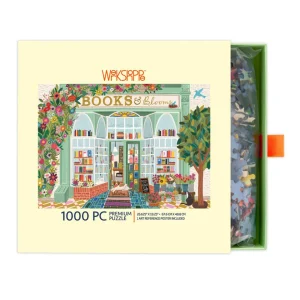 Books and Blooms 1000 Piece Puzzle by WerkShoppe