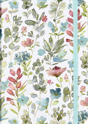 Floral Watercolor Journal (Deluxe Binding with Gold Gilded Pages) by Peter Pauper Press