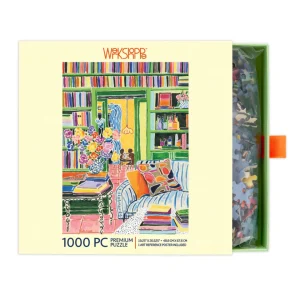 Books & Bouquets 1000 Piece Puzzle by WerkShoppe