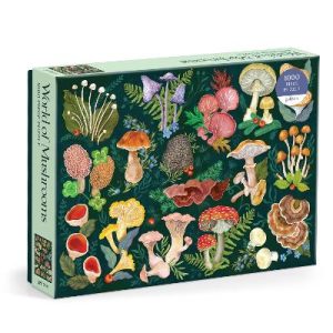 World of Mushrooms 1000 Piece Puzzle by Galison ISBN:9780735382268