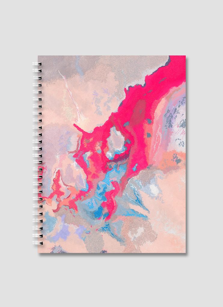 Indigenous Art Cover Unlined Italian Art Paper Journal Large
