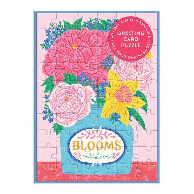 Blooms of Love Greeting Card Puzzle by Galison