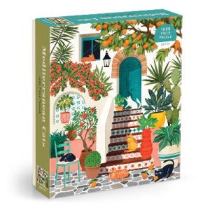 Mediterranean Cats 1000 Piece Puzzle by Galison ISBN:9780735388093