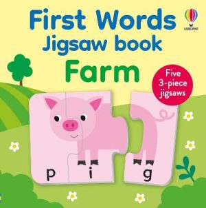 First Words Jigsaw Book: Farm by Kate Nolan ISBN:9781803704913