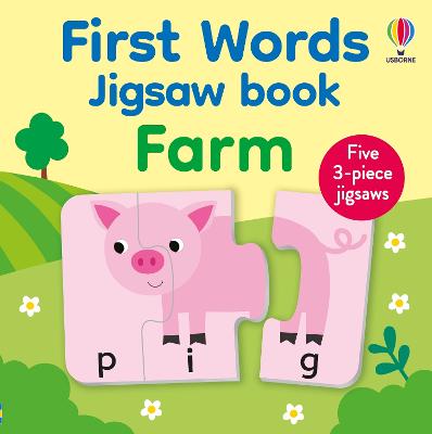 First Words Jigsaw Book: Farm by Kate Nolan