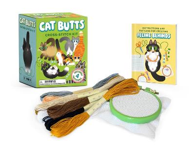Cat Butts Cross-Stitch Kit by Sosae Caetano