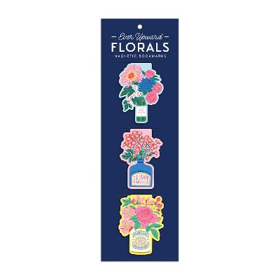 Ever Upward Florals Shaped Magnetic Bookmarks by Galison