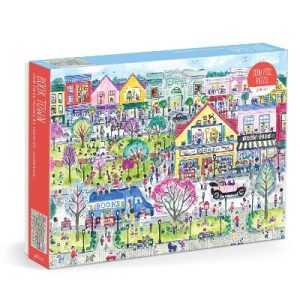 Michael Storrings Book Townscape 1000 Piece Puzzle by Galison ISBN:9780735388062