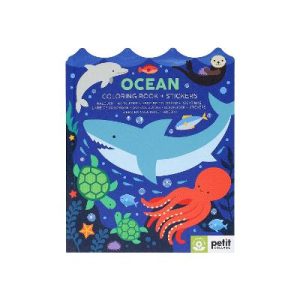Ocean Coloring Book + Stickers by Petit Collage ISBN:9781797234908