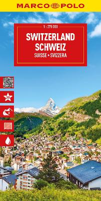 Switzerland Marco Polo Map by Marco Polo