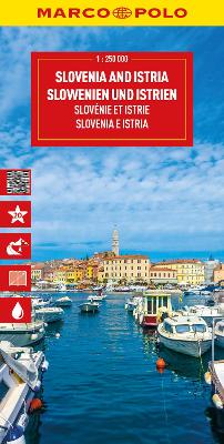Slovenia and Istria Marco Polo Map by Marco Polo
