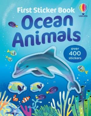 First Sticker Book Ocean Animals by Amanda Shufflebotham ISBN:9781836048190