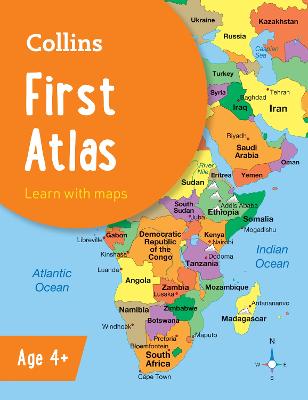 Collins First Atlas: Ideal for learning at school and at home (Collins School Atlases) by Collins Maps ISBN:9780008716493