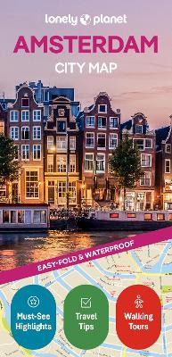 Lonely Planet Amsterdam City Map: Durable