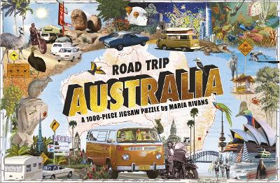 Road Trip Australia: A 1000-Piece Jigsaw Puzzle by Maria Rivans by Maria Rivans ISBN:9781837761111